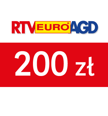 zdjęcie Karta Podarunkowa RTV EURO AGD 200 zł