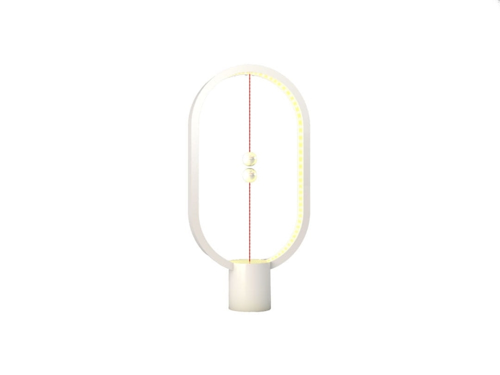 zdjęcie Heng Balance Lamp Ellipse Plastic USB-C WHITE allocacoc